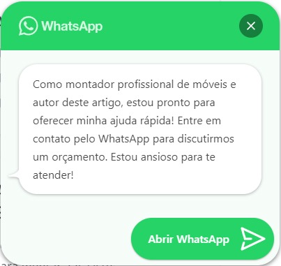 Montador de móveis em Campinas/SP (VAGA DISPONÍVEL)